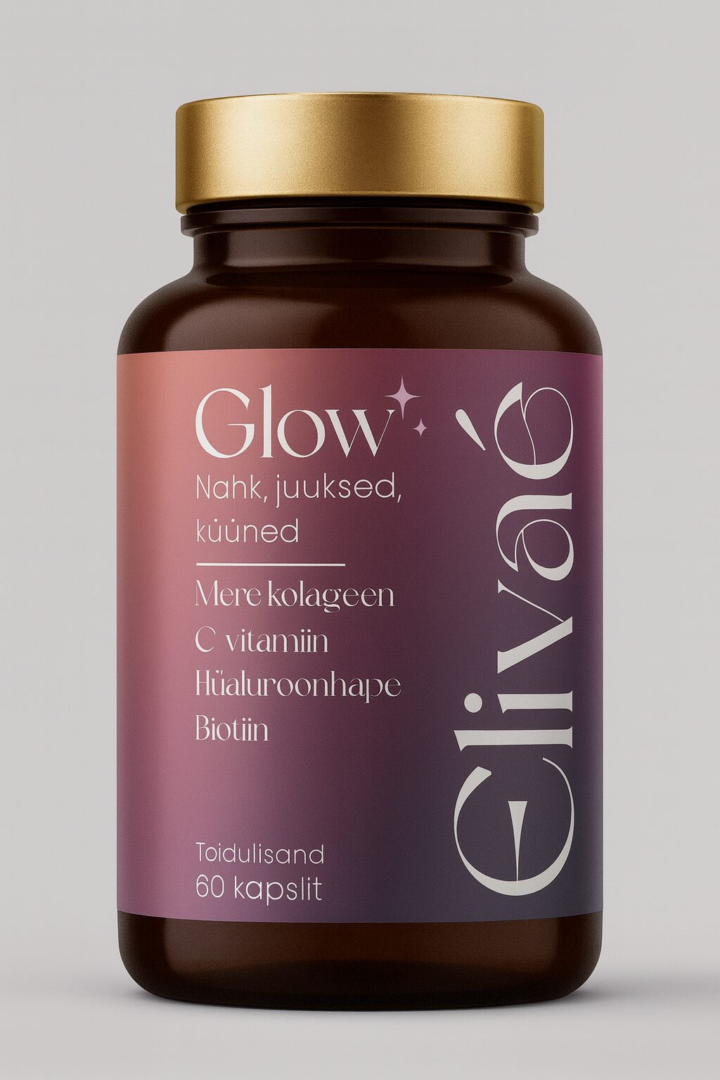toidulisandid naistele mere kollageen, c-vitamiin, hüaluroonhape, biotiin elivae glow
